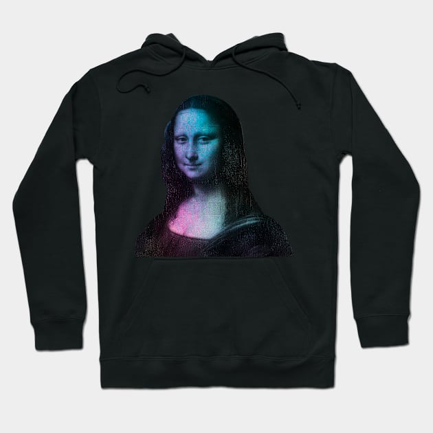 Mona Lisa holographic Hoodie by timegraf